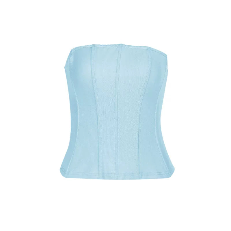Aria Strapless Ruched Bodycon Top