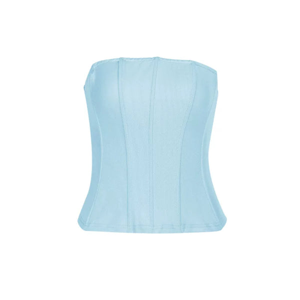 Aria Strapless Ruched Bodycon Top