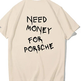Graffiti Print Oversize T-Shirt - Seagull Grey [MAQR9LE0]