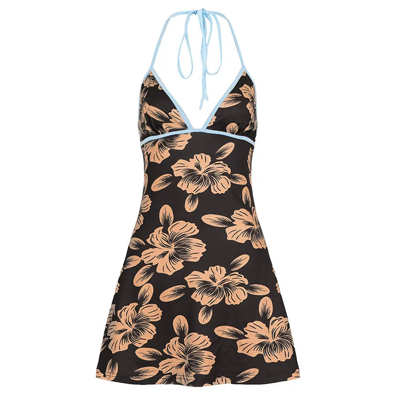 Floral Print Mini Dress