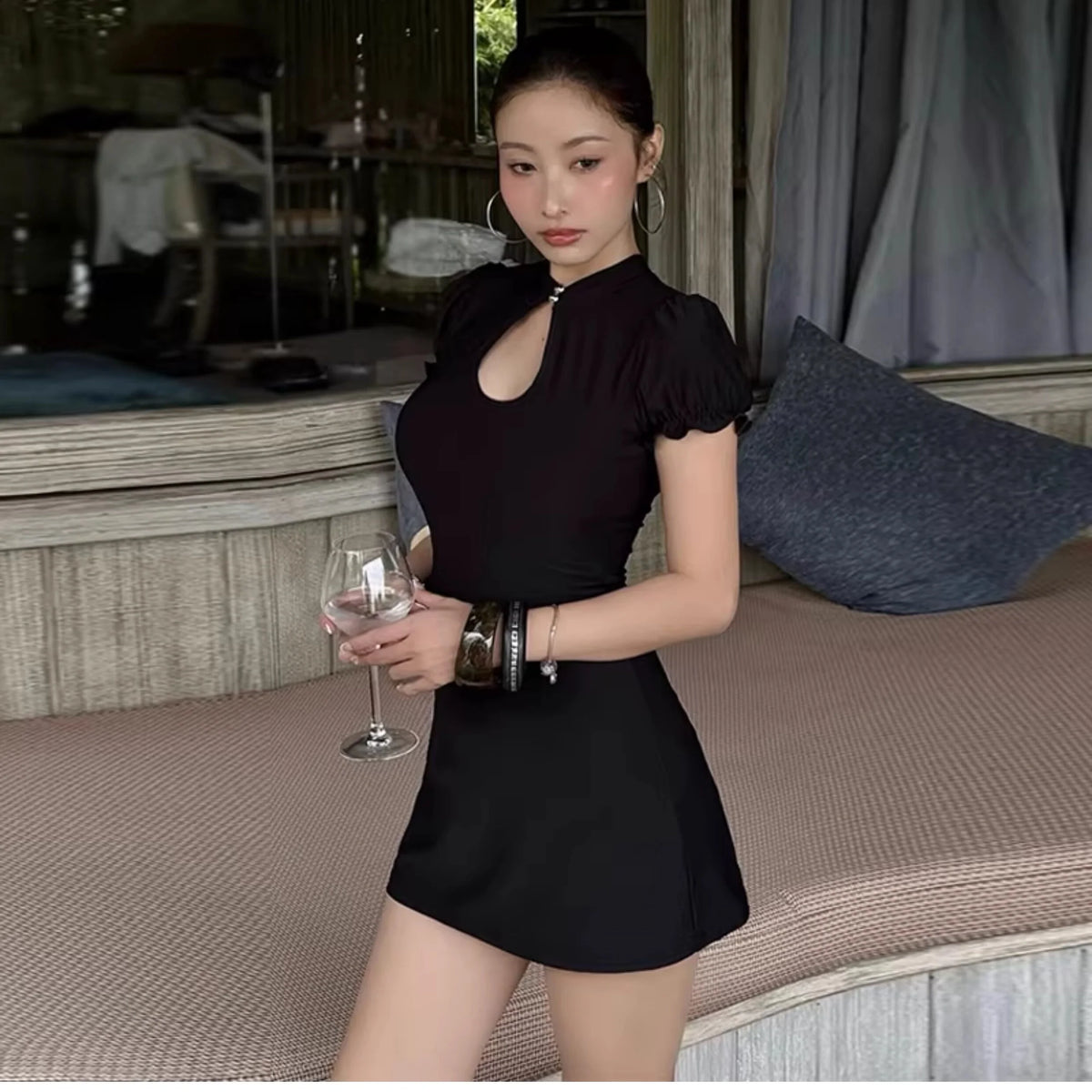 Cutout Bodycon Mini Dress