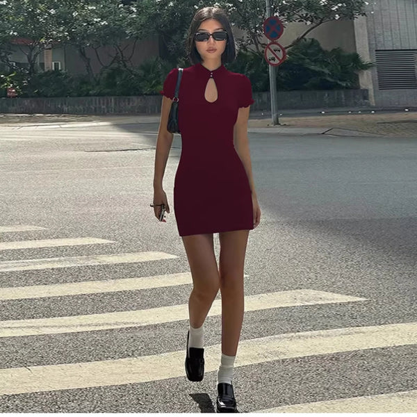 Cutout Bodycon Mini Dress