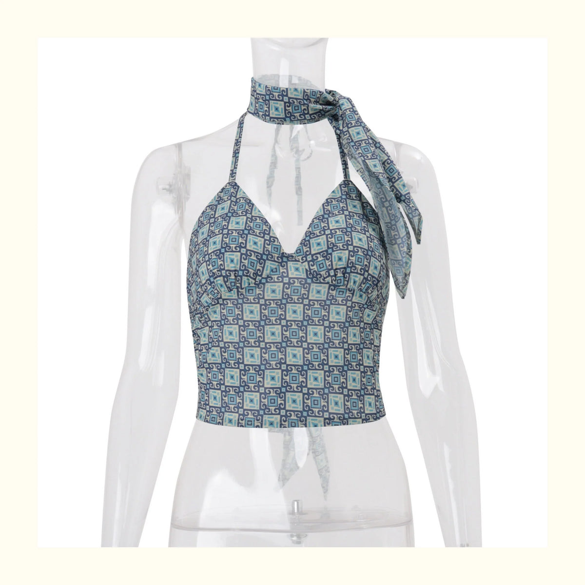 Liora Floral Halter Neck Top