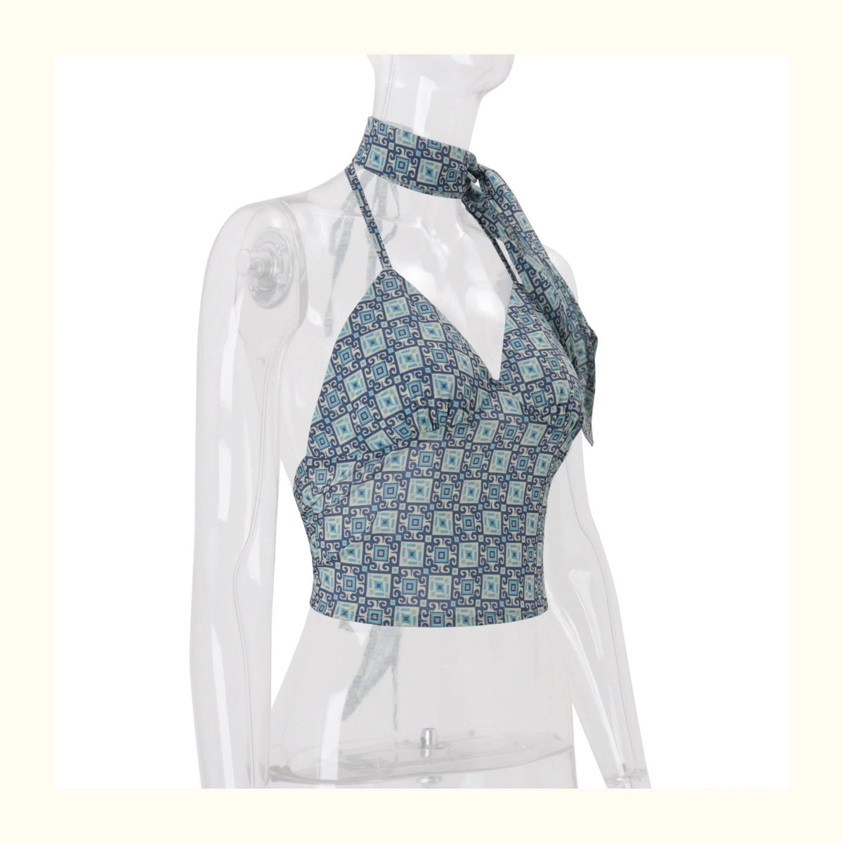 Liora Floral Halter Neck Top