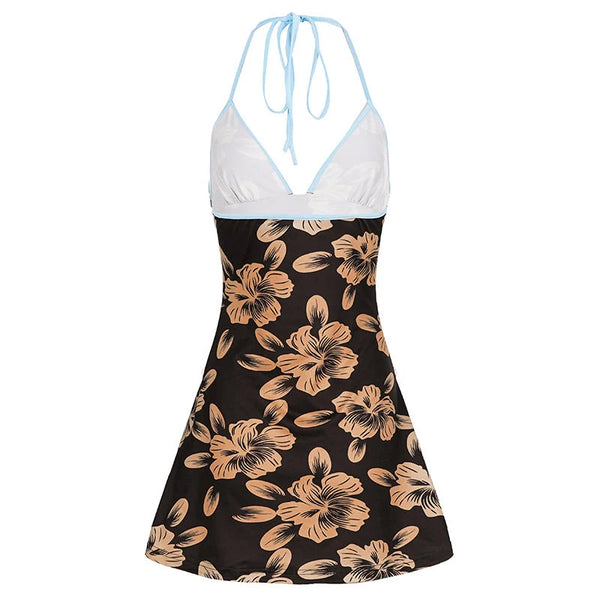 Floral Print Mini Dress