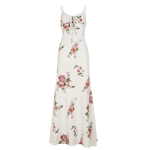 Floral V-Neck Maxi Dress