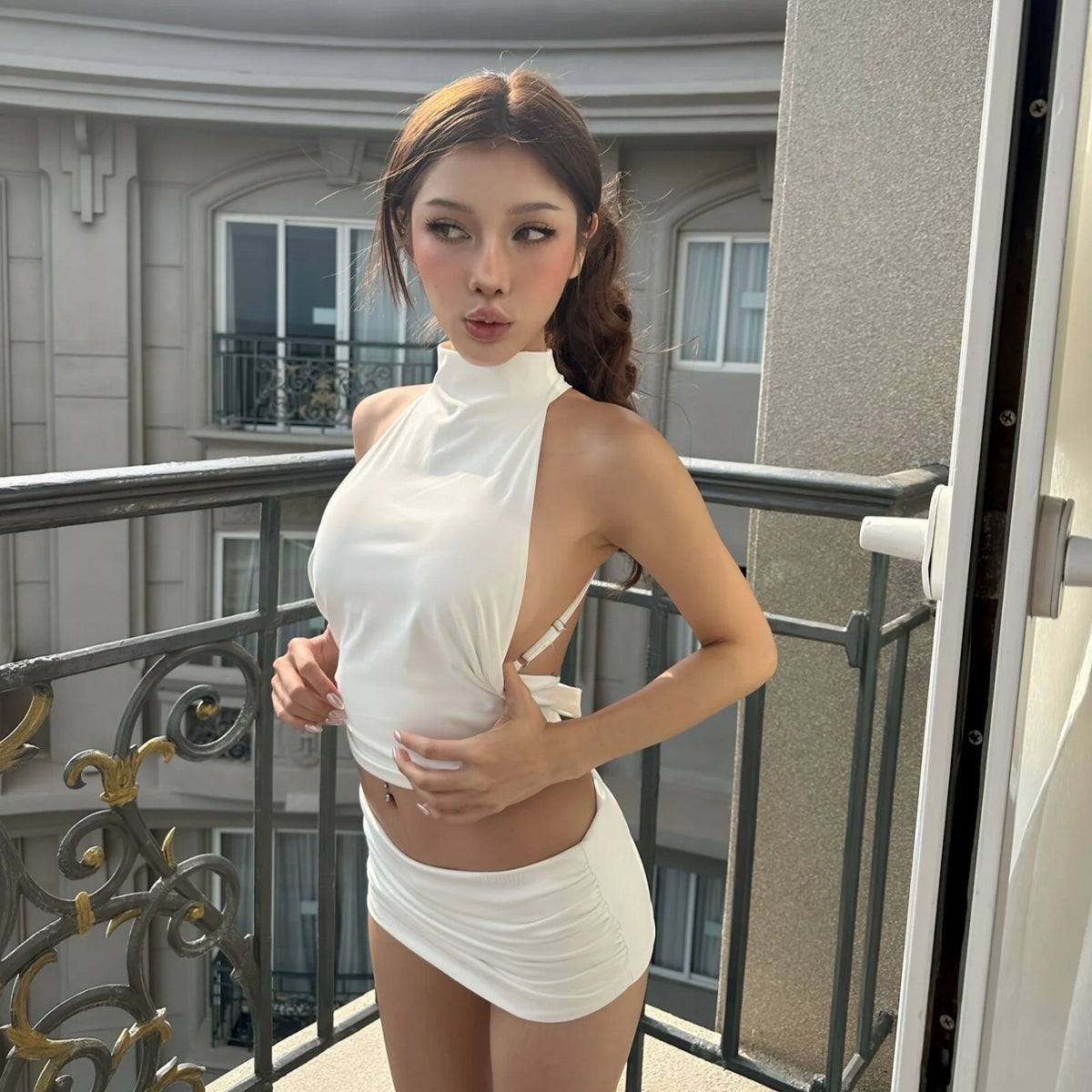 Halter Neck Backless Camisole Top