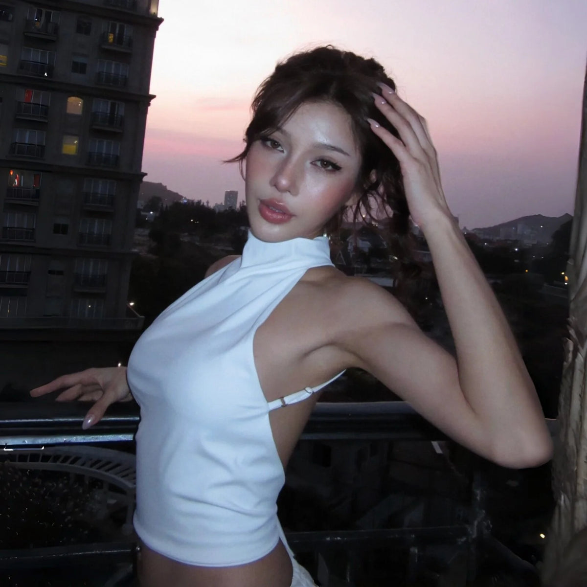 Halter Neck Backless Camisole Top