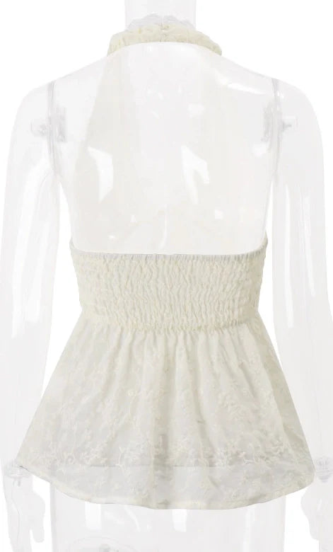 Lace Halter Neck Camisole