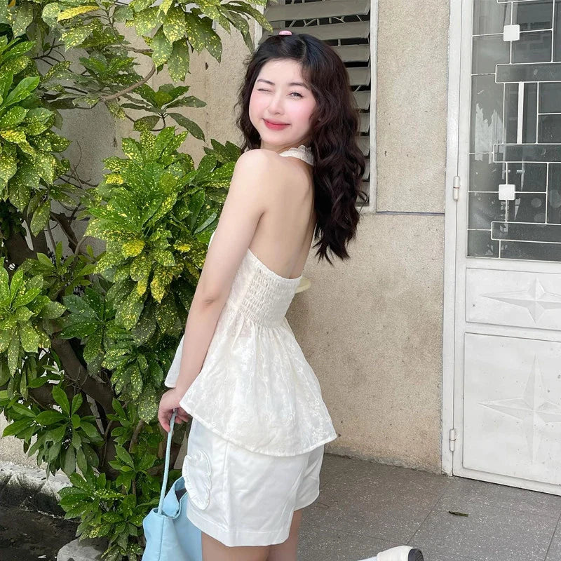 Lace Halter Neck Camisole