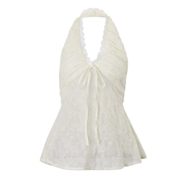 Lace Halter Neck Camisole