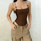 Lennox Cross-Strap Backless Camisole [RBG4AL4I]