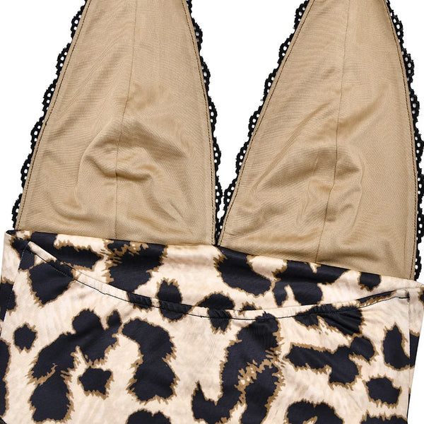 Leopard Print Bodycon Mini Dress