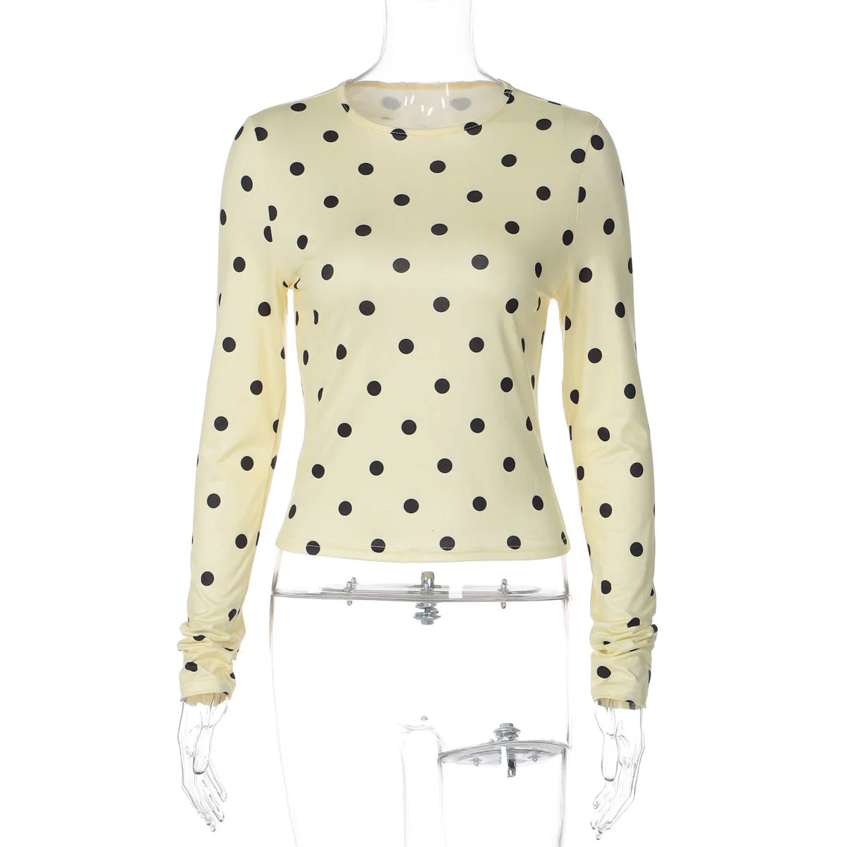 Léonie Polka Dot Long Sleeve Top