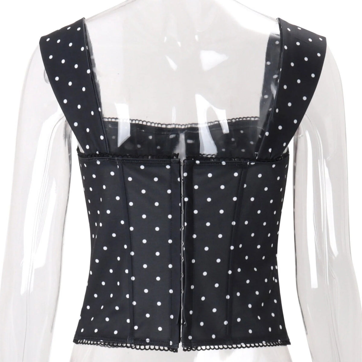 Polka Dot One Shoulder Top