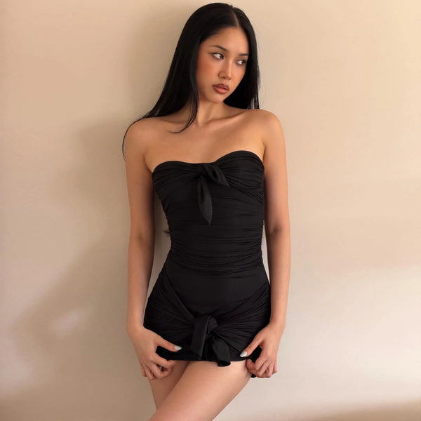 Ruched Bodycon Mini Dress