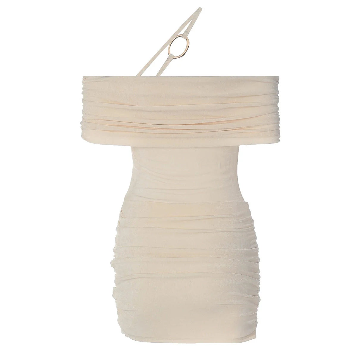 Ruched Bodycon Mini Dress