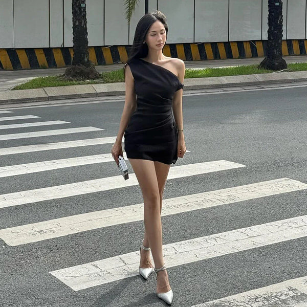 Ruched Bodycon Mini Dress