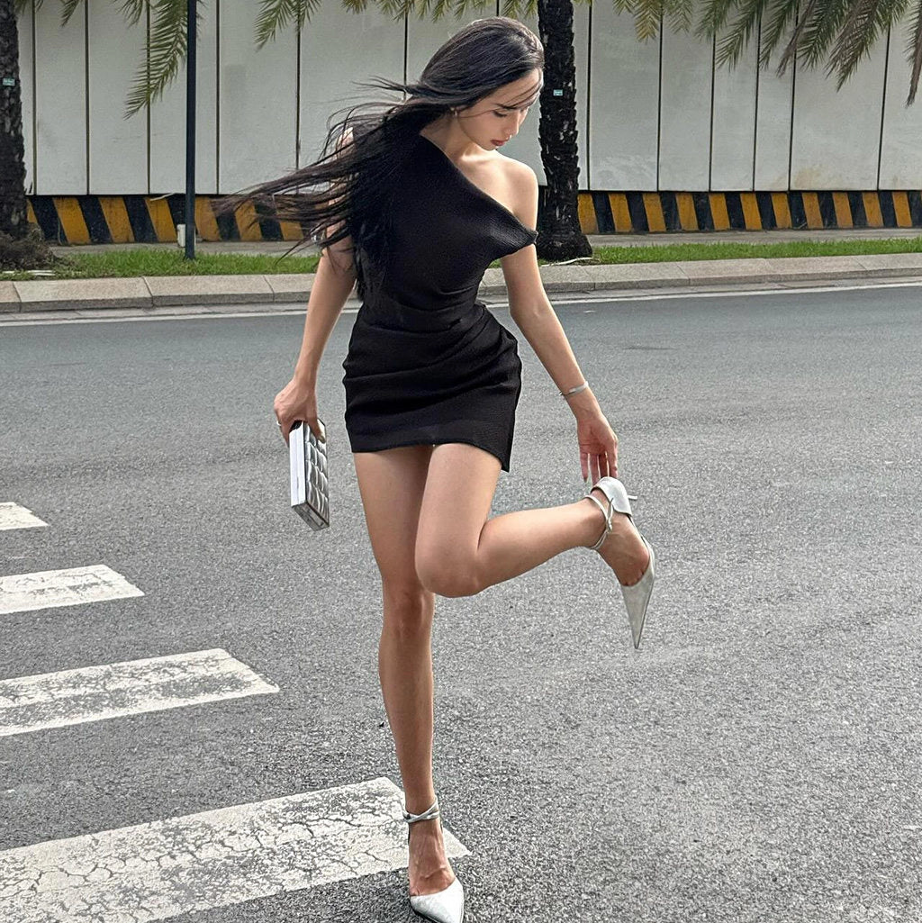 Ruched Bodycon Mini Dress