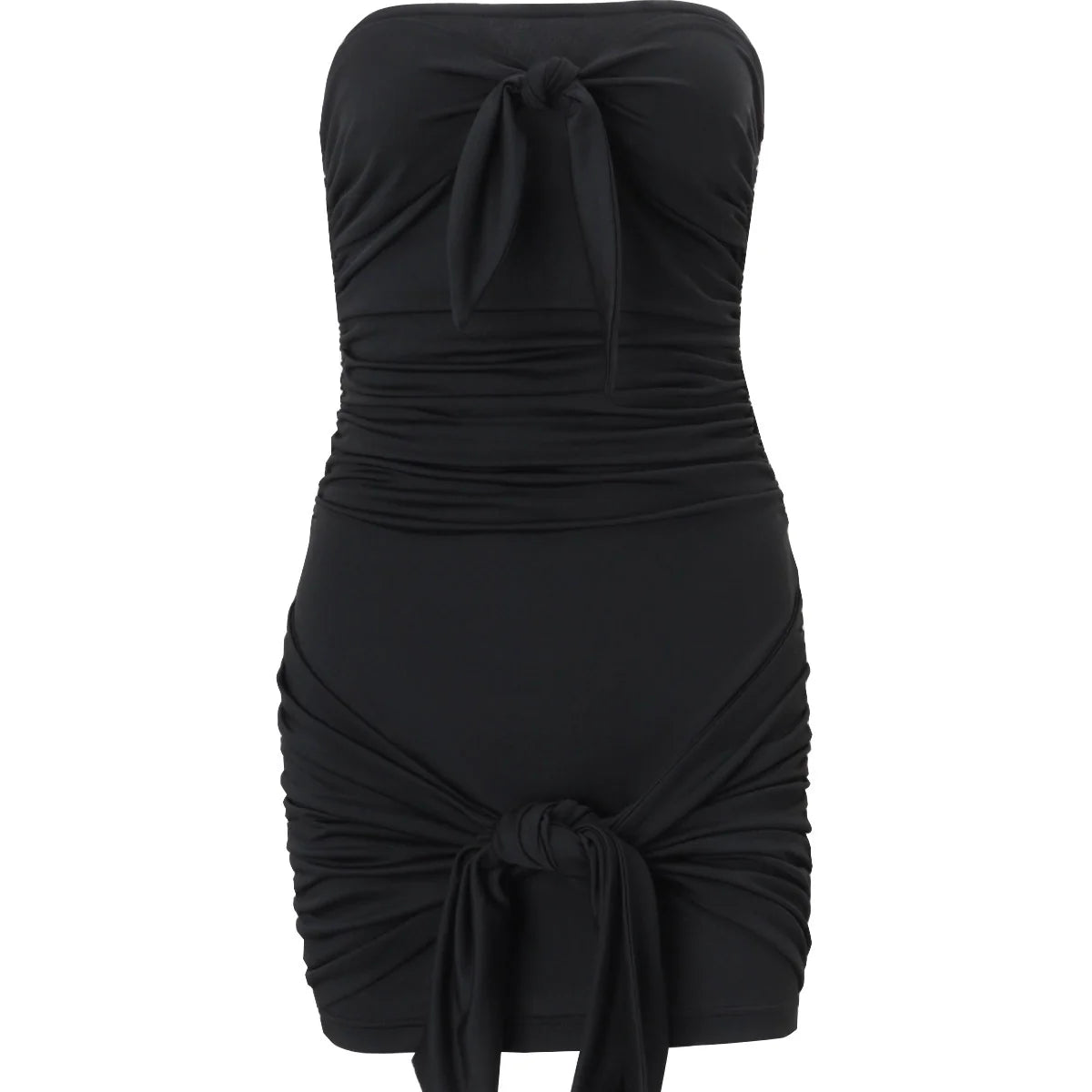 Ruched Bodycon Mini Dress