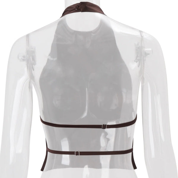 Ruched Square Neck Crop Top