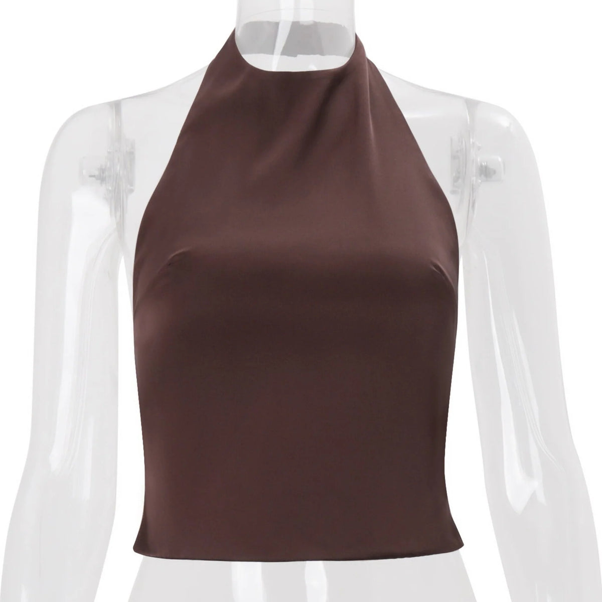 Ruched Square Neck Crop Top