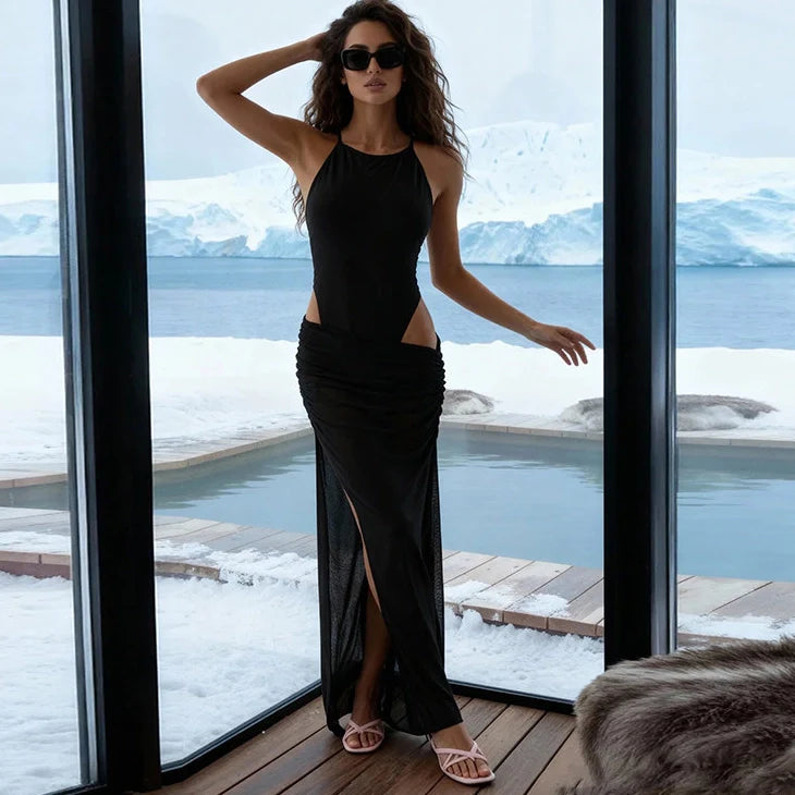 Alessia Ruched Two-Piece Skirt Set